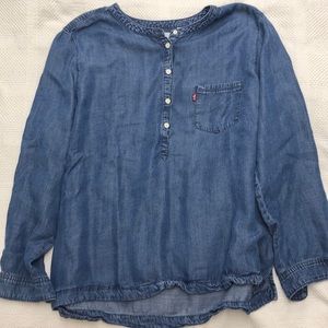 Denim blouse